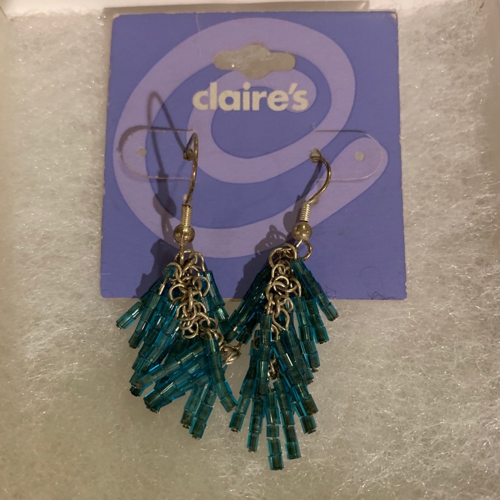 Brand New Turquoise Beaded Earrings